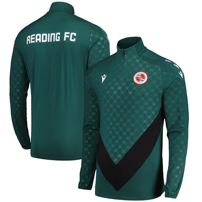 Reading Macron Player Training 1/4 Zip Top - Green