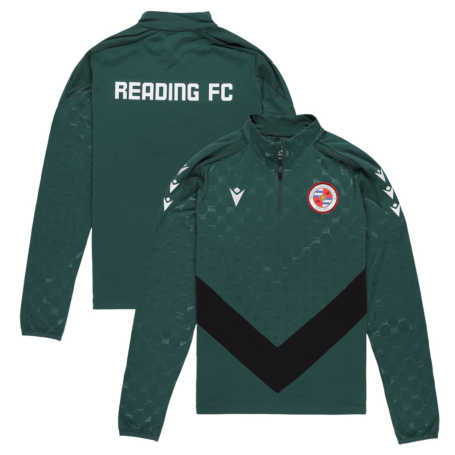 Reading Macron Player Training 1/4 Zip Top - Green - Kids