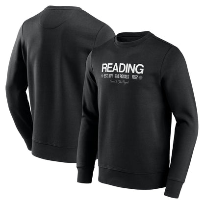 Reading End Credits Graphic Crew Sweatshirt - Black - Mens