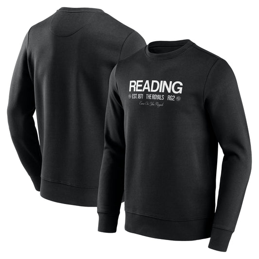 Reading End Credits Graphic Crew Sweatshirt - Black - Mens