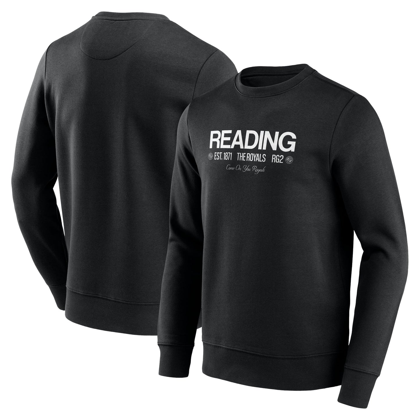 Reading End Credits Graphic Crew Sweatshirt - Black - Mens