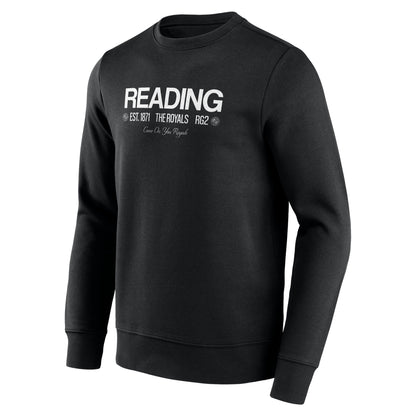 Reading End Credits Graphic Crew Sweatshirt - Black - Mens