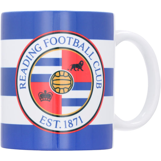 Reading Hooped Crest Mug - 11oz