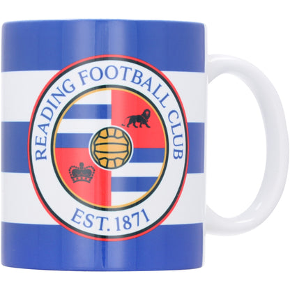 Reading Hooped Crest Mug - 11oz