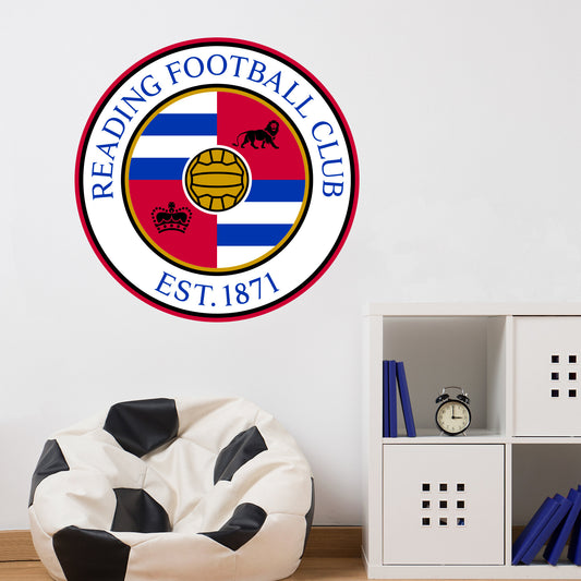 Reading Crest Wall Sticker - 60cm height x 60cm width