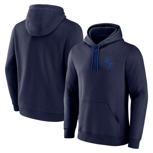 Reading Essentials Small Crest Overhead Hoodie - Navy - Mens