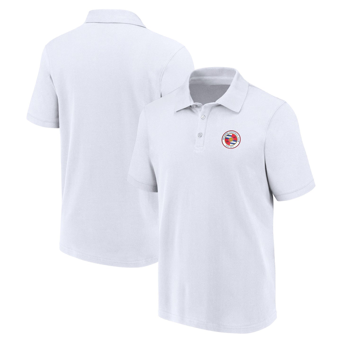 Reading Logo Polo - White - Mens