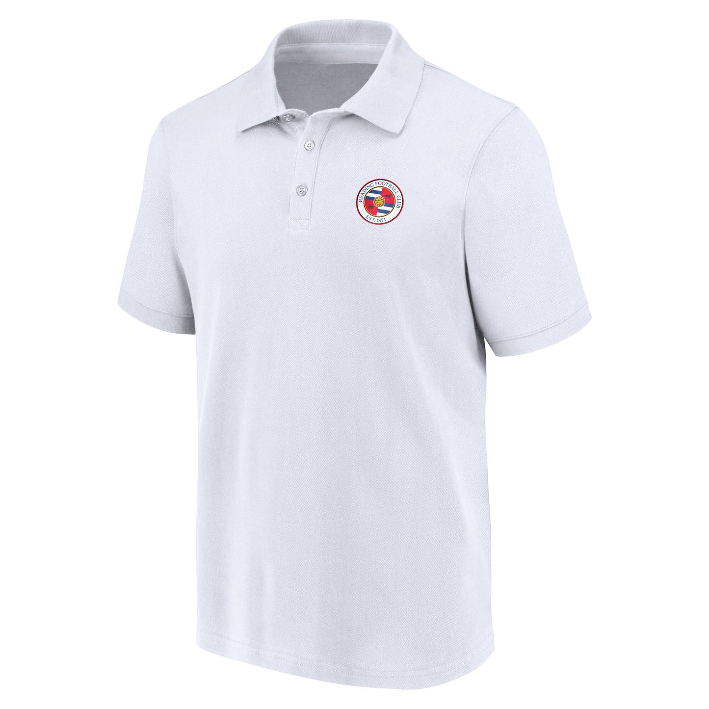 Reading Logo Polo - White - Mens