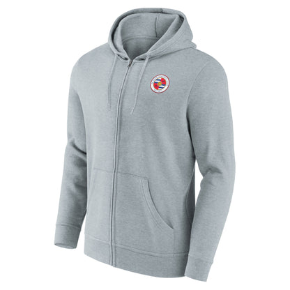 Reading Logo Full Zip Hoodie - Sports Grey - Mens