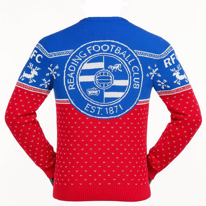 Reading Christmas Jumper - Royal - Adults